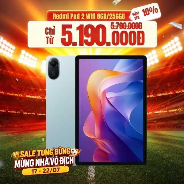 Xiaomi Redmi Pad 2 Wifi 8GB/256GB Chính Hãng