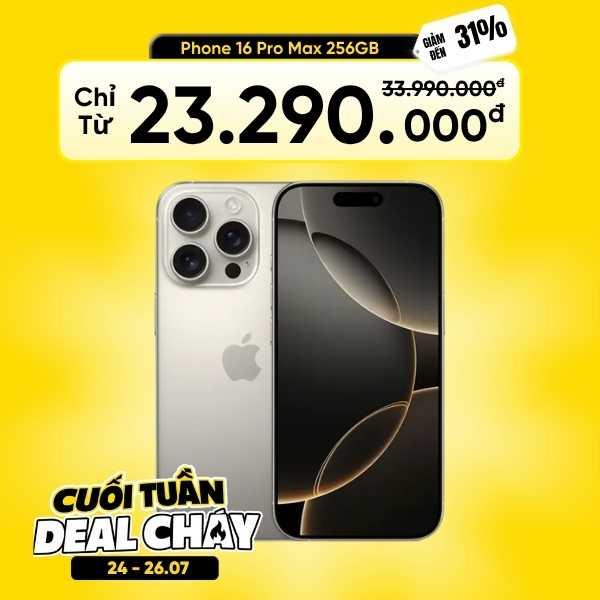 iPhone 16 Pro Max 256GB Cũ 99%