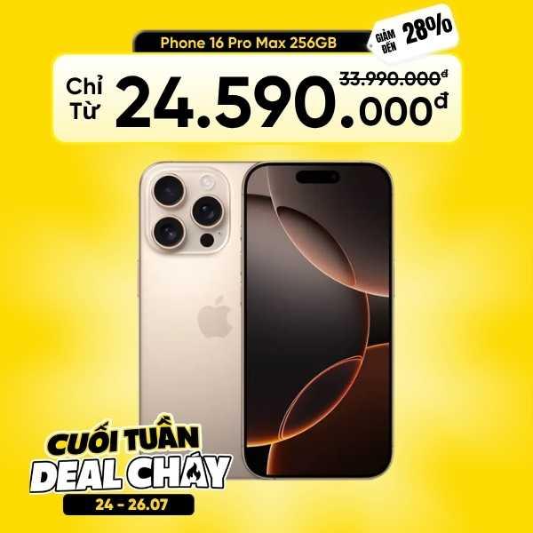 iPhone 16 Pro Max 256GB Máy Đẹp