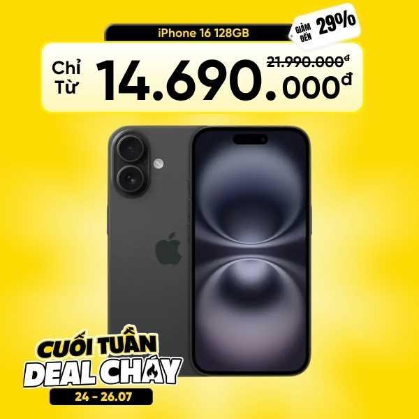 iPhone 16 128GB Máy Đẹp