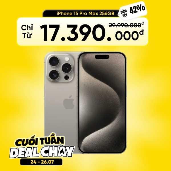 iPhone 15 Pro Max 256GB Cũ 99%