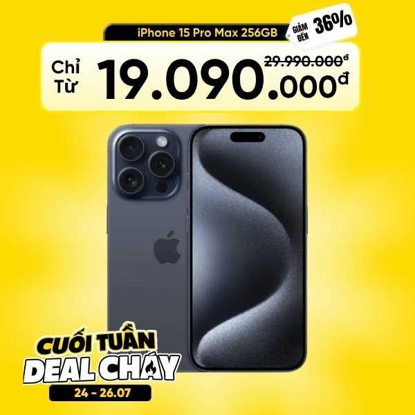 iPhone 15 Pro Max 256GB Máy Đẹp