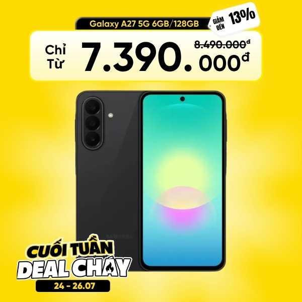 Samsung Galaxy A27 5G 6GB/128GB Chính Hãng