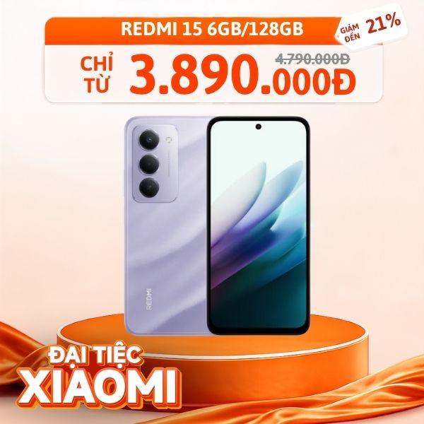 Xiaomi Redmi 15 6GB/128GB Chính Hãng 