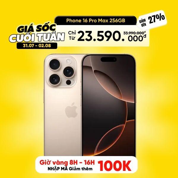 iPhone 16 Pro Max 256GB Máy Đẹp