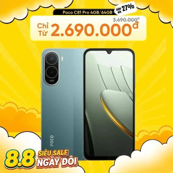 Xiaomi Poco C81 Pro 4GB/64GB Chính Hãng