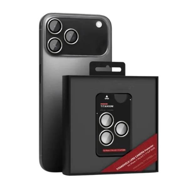 Dán bảo vệ camera iPhone 17 Pro/17 Pro Max Mipow Titanshield