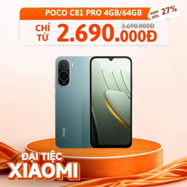 Xiaomi Poco C81 Pro 4GB/64GB Chính Hãng