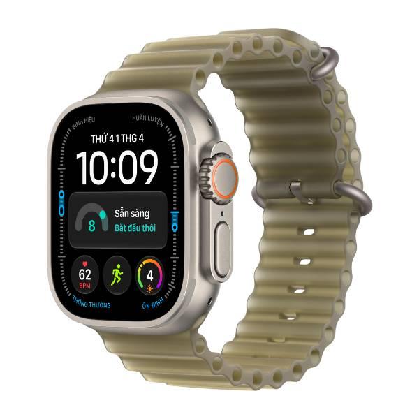 Apple Watch Ultra 4 49mm GPS + Cellular Viền Titanium Tự Nhiên - Dây Ocean Chính Hãng Apple Việt Nam