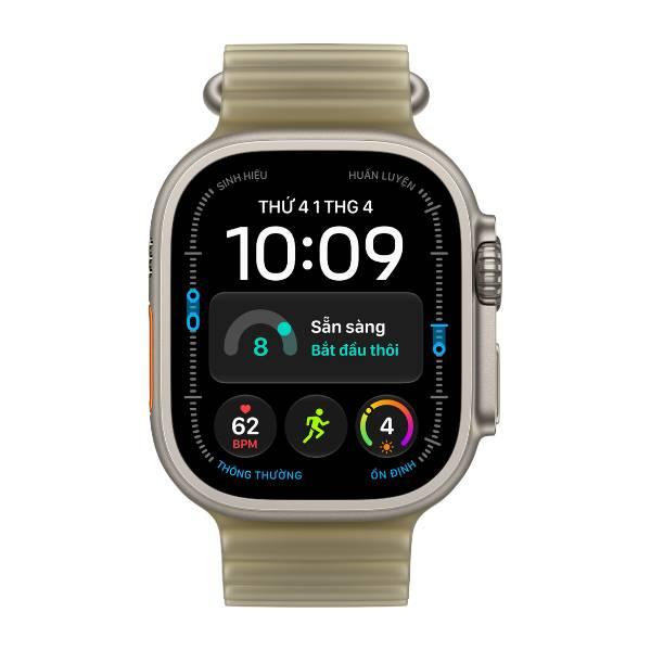Apple Watch Ultra 4 49mm GPS + Cellular Viền Titanium Tự Nhiên - Dây Ocean Chính Hãng Apple Việt Nam