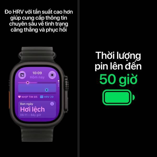 Apple Watch Ultra 4 49mm GPS + Cellular Viền Titanium Đen - Dây Alpine Chính Hãng Apple Việt Nam