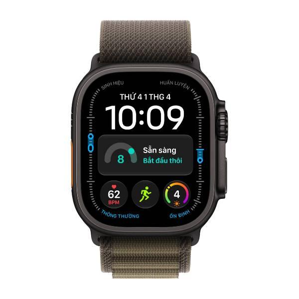 Apple Watch Ultra 4 49mm GPS + Cellular Viền Titanium Đen - Dây Alpine Chính Hãng Apple Việt Nam