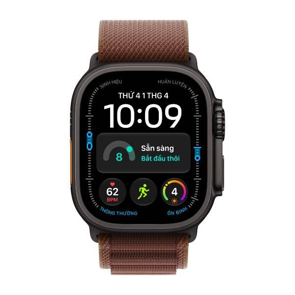 Apple Watch Ultra 4 49mm GPS + Cellular Viền Titanium Đen - Dây Alpine Chính Hãng Apple Việt Nam