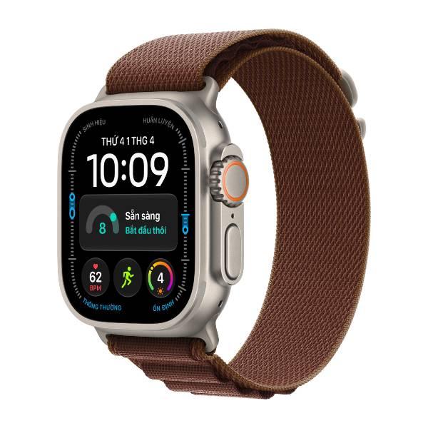 Apple Watch Ultra 4 49mm GPS + Cellular Viền Titanium Tự Nhiên - Dây Alpine Chính Hãng Apple Việt Nam