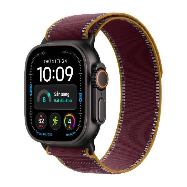 Apple Watch Ultra 4 49mm GPS + Cellular Viền Titanium Đen - Dây Trail Chính Hãng Apple Việt Nam
