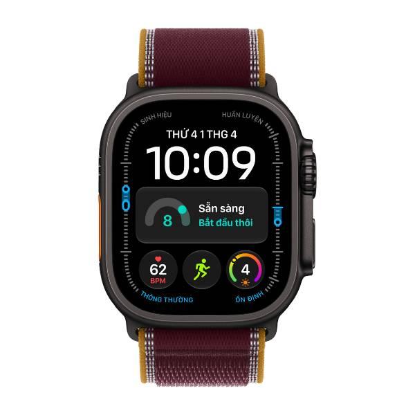 Apple Watch Ultra 4 49mm GPS + Cellular Viền Titanium Đen - Dây Trail Chính Hãng Apple Việt Nam