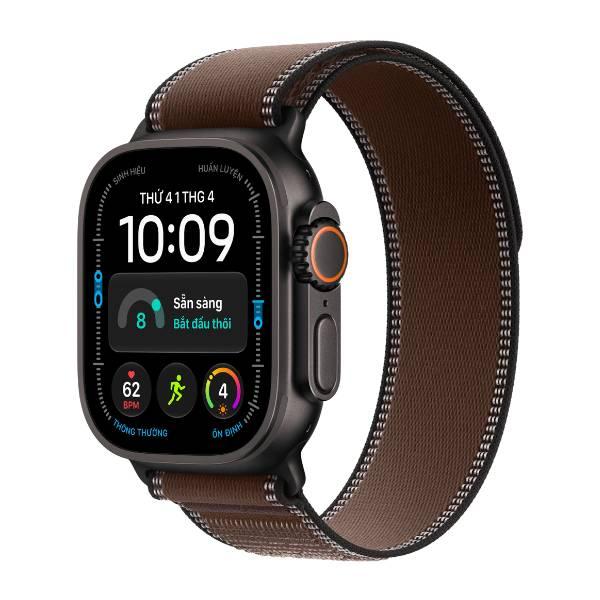 Apple Watch Ultra 4 49mm GPS + Cellular Viền Titanium Đen - Dây Trail Chính Hãng Apple Việt Nam