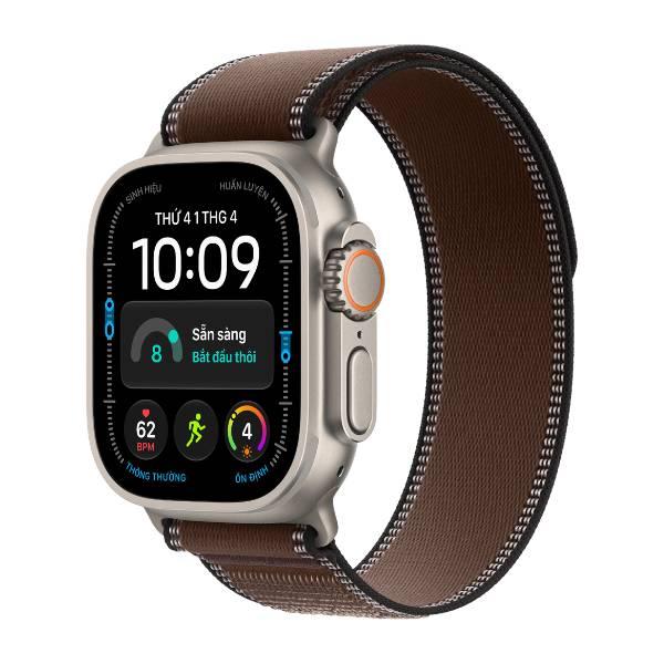 Apple Watch Ultra 4 49mm GPS + Cellular Viền Titanium Tự Nhiên - Dây Trail Chính Hãng Apple Việt Nam