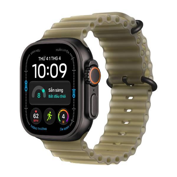 Apple Watch Ultra 4 49mm GPS + Cellular Viền Titanium Đen - Dây Ocean Chính Hãng Apple Việt Nam