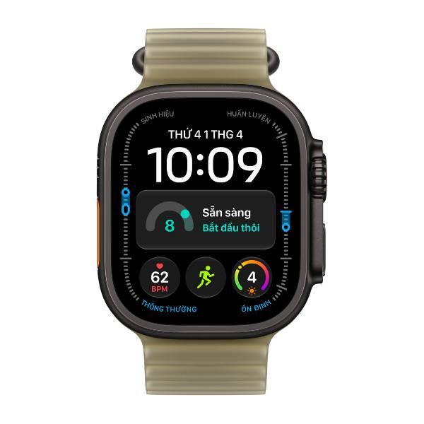 Apple Watch Ultra 4 49mm GPS + Cellular Viền Titanium Đen - Dây Ocean Chính Hãng Apple Việt Nam