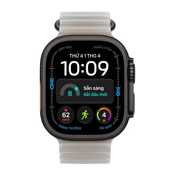 Apple Watch Ultra 4 49mm GPS + Cellular Viền Titanium Đen - Dây Ocean Chính Hãng Apple Việt Nam
