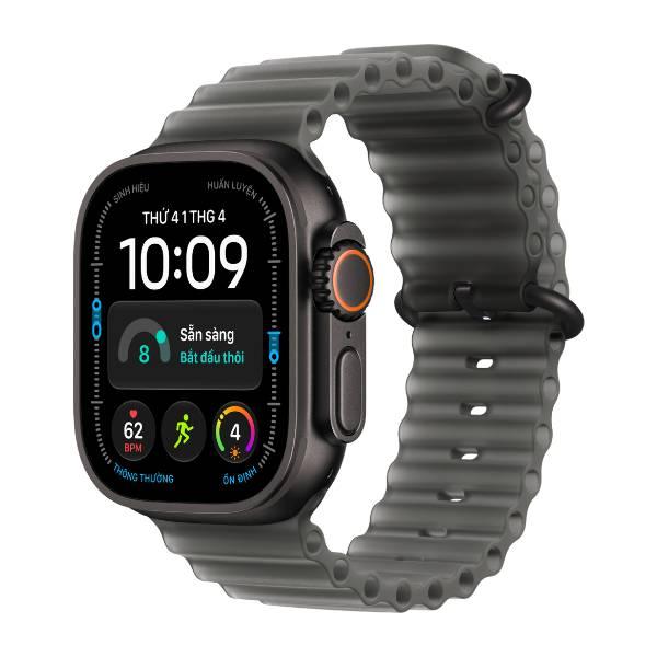 Apple Watch Ultra 4 49mm GPS + Cellular Viền Titanium Đen - Dây Ocean Chính Hãng Apple Việt Nam