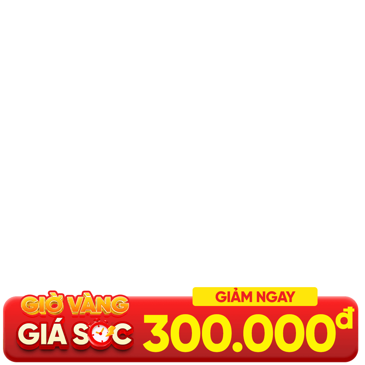 Hero badge - xả nhiệt hè - Giờ vàng Giảm ipad 300K