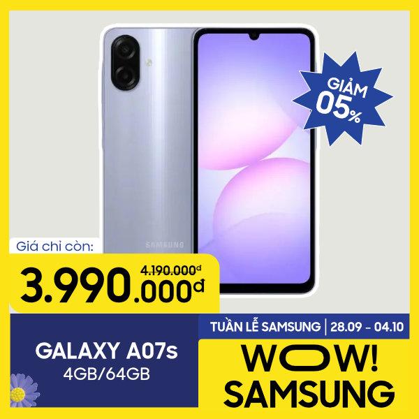 Samsung Galaxy A07s 4GB/64GB Chính Hãng - BHĐT