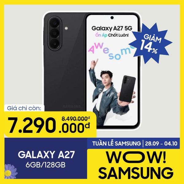 Samsung Galaxy A27 5G 6GB/128GB Chính Hãng - BHĐT