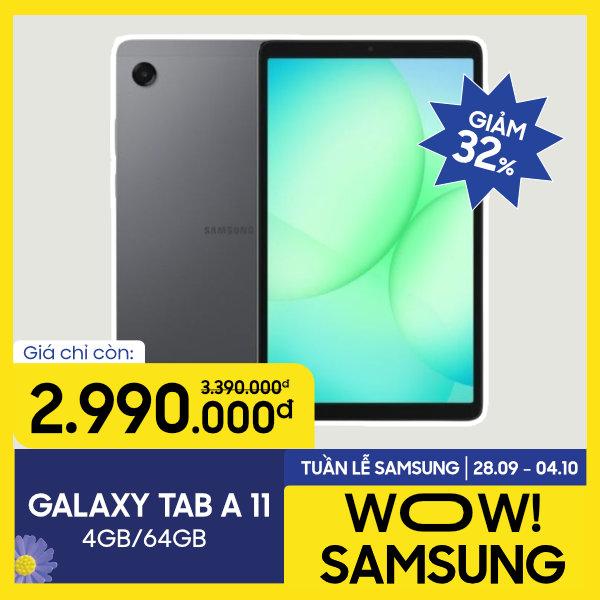 Samsung Galaxy Tab A11 Wifi 4GB/64GB Chính Hãng - BHĐT