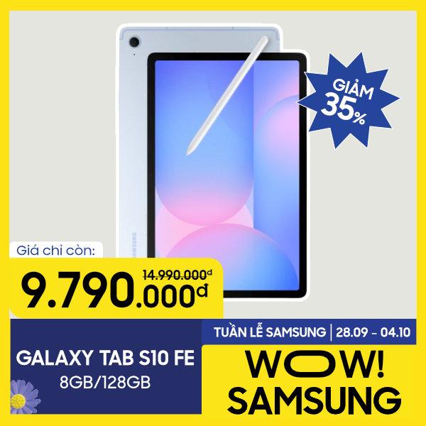 Samsung Galaxy Tab S10 FE Wifi 8GB/128GB Chính Hãng - BHĐT