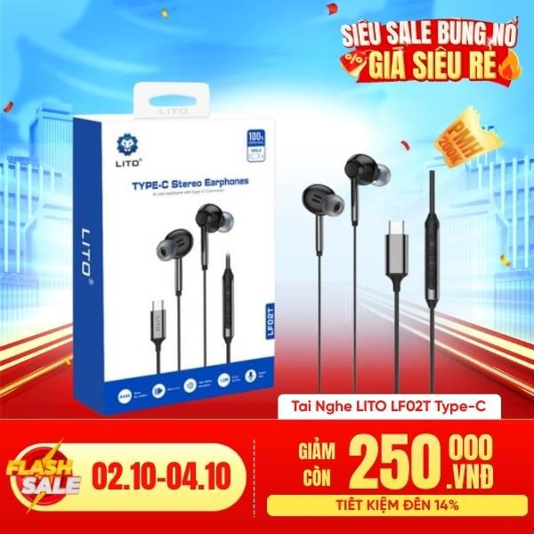  Tai Nghe Có Dây LITO LF02T Type-C