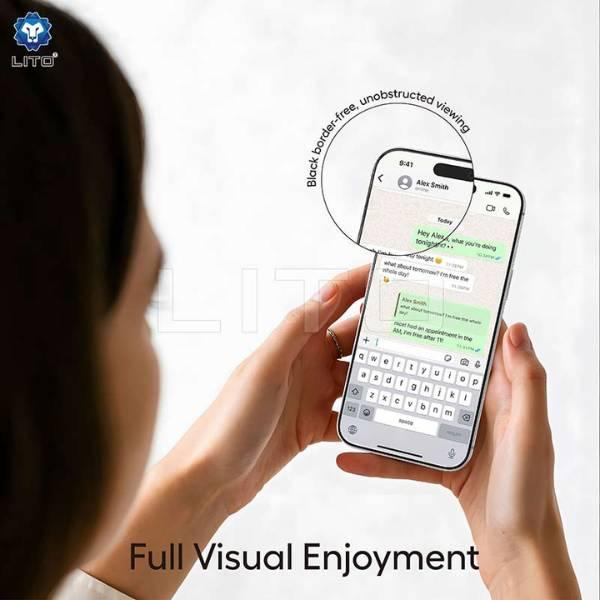 Cường Lực LITO iPhone D+Max Airspace Clear Full Glass Cho iPhone Nobox