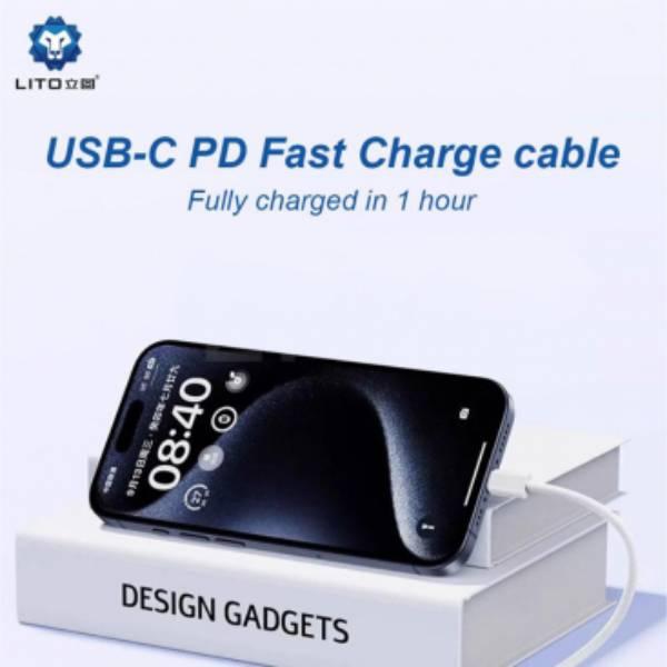 Cáp Sạc Type C to Lightning LITO LD04CL 27W Chính Hãng