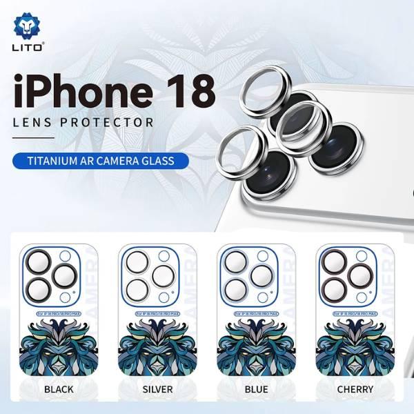 Miếng dán bảo vệ Camera Lito Titanium AR cho iPhone 18 Pro | 18 Pro Max