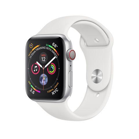 Apple Watch Series 4 40mm GPS+CELLULAR Silver Aluminum Case White Sport Band MTUD2 - MTVA2 MỚI