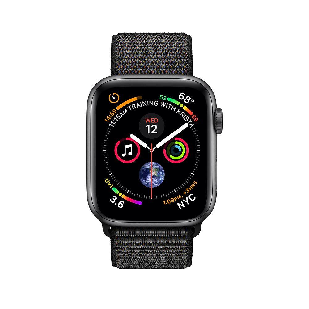 Apple Watch Series 4 44mm GPS MU6E2 - Space Gray Aluminum Black Sport Loop