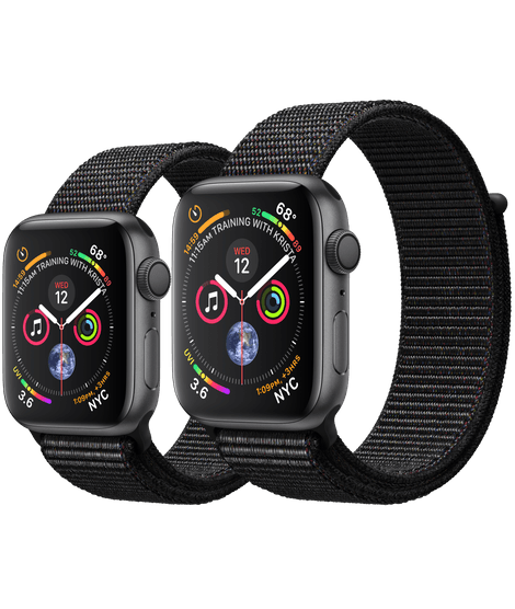 Apple Watch Series 4 44mm GPS MU6E2 - Space Gray Aluminum Black Sport Loop