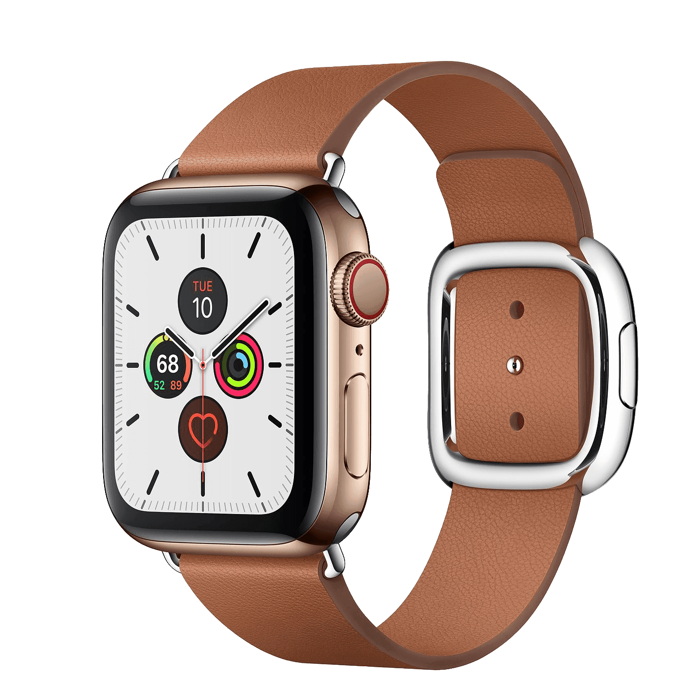 Apple Watch Series 5 40mm LTE Gold Stainless Steel Case with Modern Buckle
