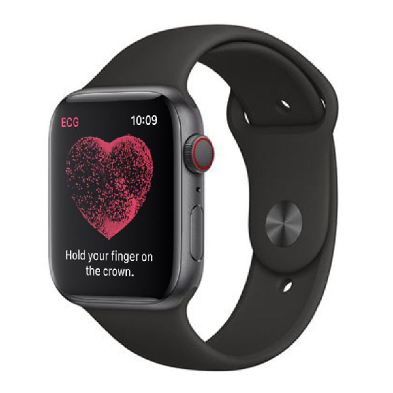 Apple Watch Series 4 44mm LTE Space Gray Aluminum Case with Black Sport Band MTUW2 MỚI