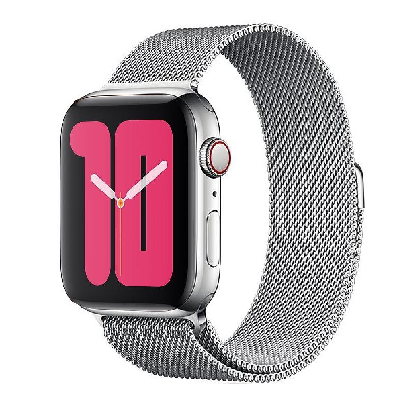 Apple Watch Series 4 44mm LTE Stainless Steel Case With Milanese Loop MTX12 - MTV42