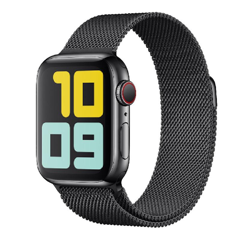 Apple Watch Series 5 40mm LTE Stainless Steel Case with Milanese Loop