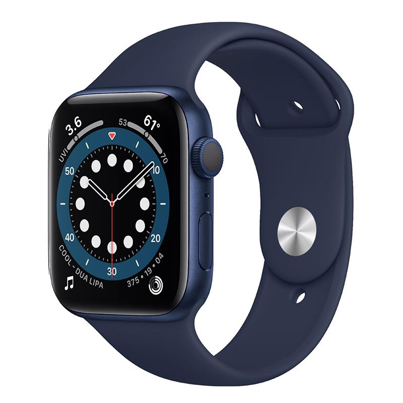 Apple Watch Series 6 44mm GPS Blue Aluminum Case with Sport Band