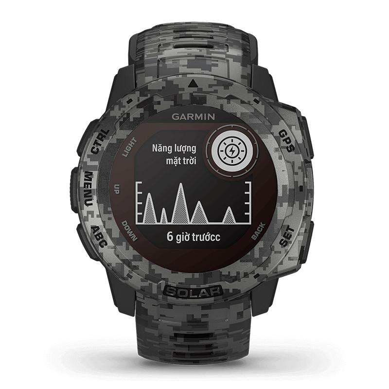 Garmin Watch Instinct Solar Camo Edition GPS Chính Hãng