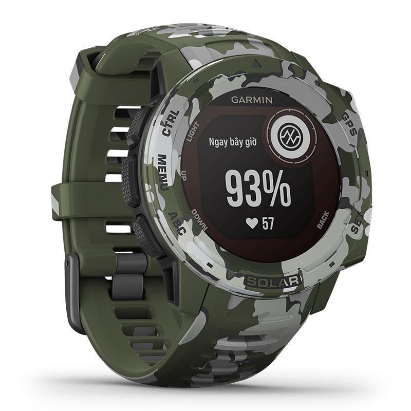 Garmin Watch Instinct Solar Camo Edition GPS Chính Hãng