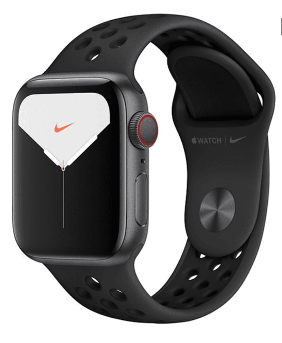 Apple Watch Series 5 40mm LTE Aluminum with Anthracite/Black Nike Sport Band MX3DT2
