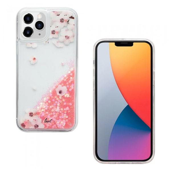 Ốp lưng LAUT Iphone 12 Pro Max Liquid Glitter Sakura