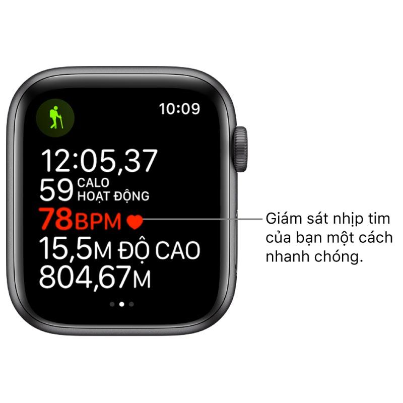 Apple Watch SE 40mm GPS+Cellular Silver Aluminum Case With Blue Sport Band