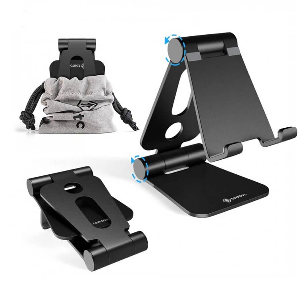 Gía Đỡ Tomtoc (USA) Alumium Đa Góc Dành Cho Nintendo Switch/Ipad Mini/Iphone/Smartphone