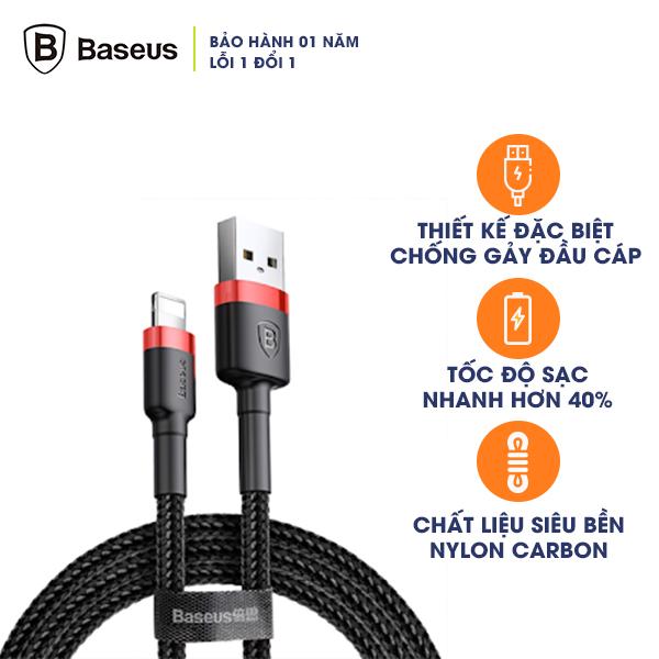 Cáp Sạc Baseus Iphone / Samsung 1m (KLF)